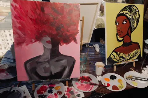 Афиша: Арт-вечеринка Artvibes. Рисуем акрилом на холсте с видом на Аврору в Санкт-Петербурге 11 июля 2026
